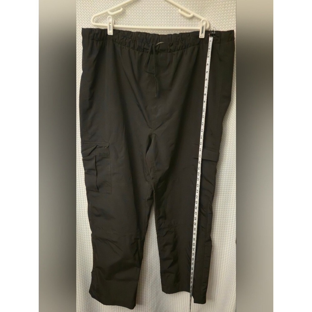 Carhartt Storm Defender Black Cargo Rain Pants Relaxed Fit Mens 2XL 106491
